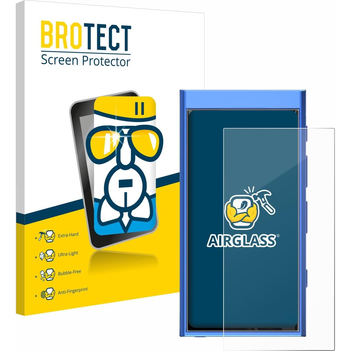 Thumbnail - BROTECT Schutzglas Schutzfolie Glas Folie Displayschutz klar, MP3 + Media-Player Zubehör