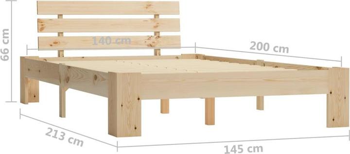 Image du produit vidaXL Bettgestell (140 x 200 cm)