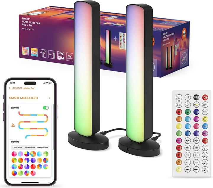 Actual product image Osram Smart moodlights Black RGB + TW (240 lm)