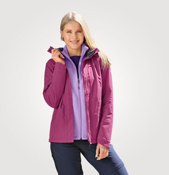 Produktbild HTA Funktionelle Damen Outdoor-Jacke, wasserdicht, atmungsaktiv (XL)