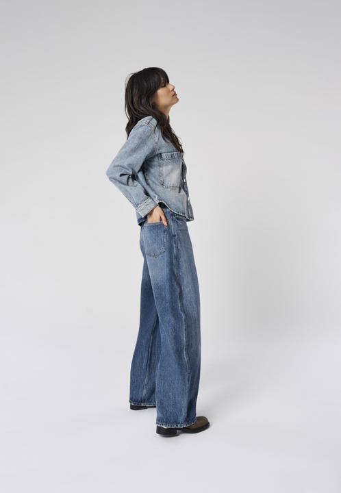 Actual product image Only ONLTAYLOR Hohe Taille Barrel Fit Jeans Locker geschnitten (L)