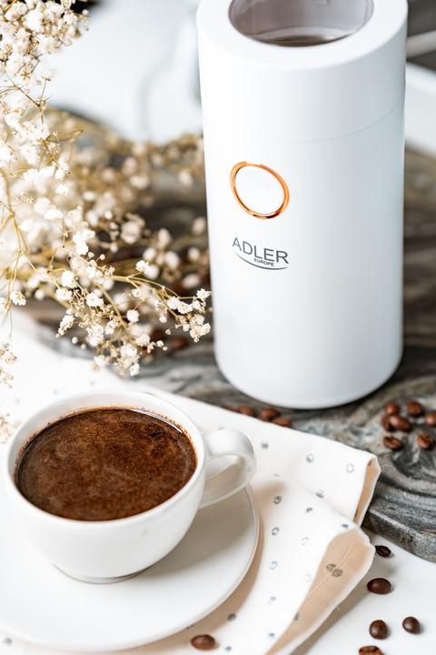 Image du produit Adler Moulin à café AD4446wg 150 W, Capacité de grains de café 75 g, Interrupteur de sécurité du
