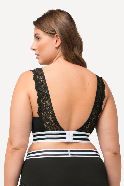 Produktbild Ulla Popken Minimizer-Bralette, Spitze, ohne Bügel (100 F)