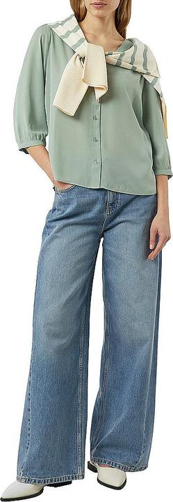 Immagine prodotto Comma Bluse Luftige Chiffon-Bluse mit V-Ausschnitt und 3/4-Ärmeln (44)