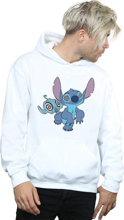 Immagine prodotto Disney Lilo And Stitch Hypnotized Felpa con Cappuccio Uomo (L)