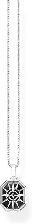 Actual product image Thomas Sabo Pendant compass star black (Blackened, 925 sterling silver)