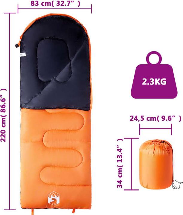 Produktbild vidaXL Schlafsack (220 cm)