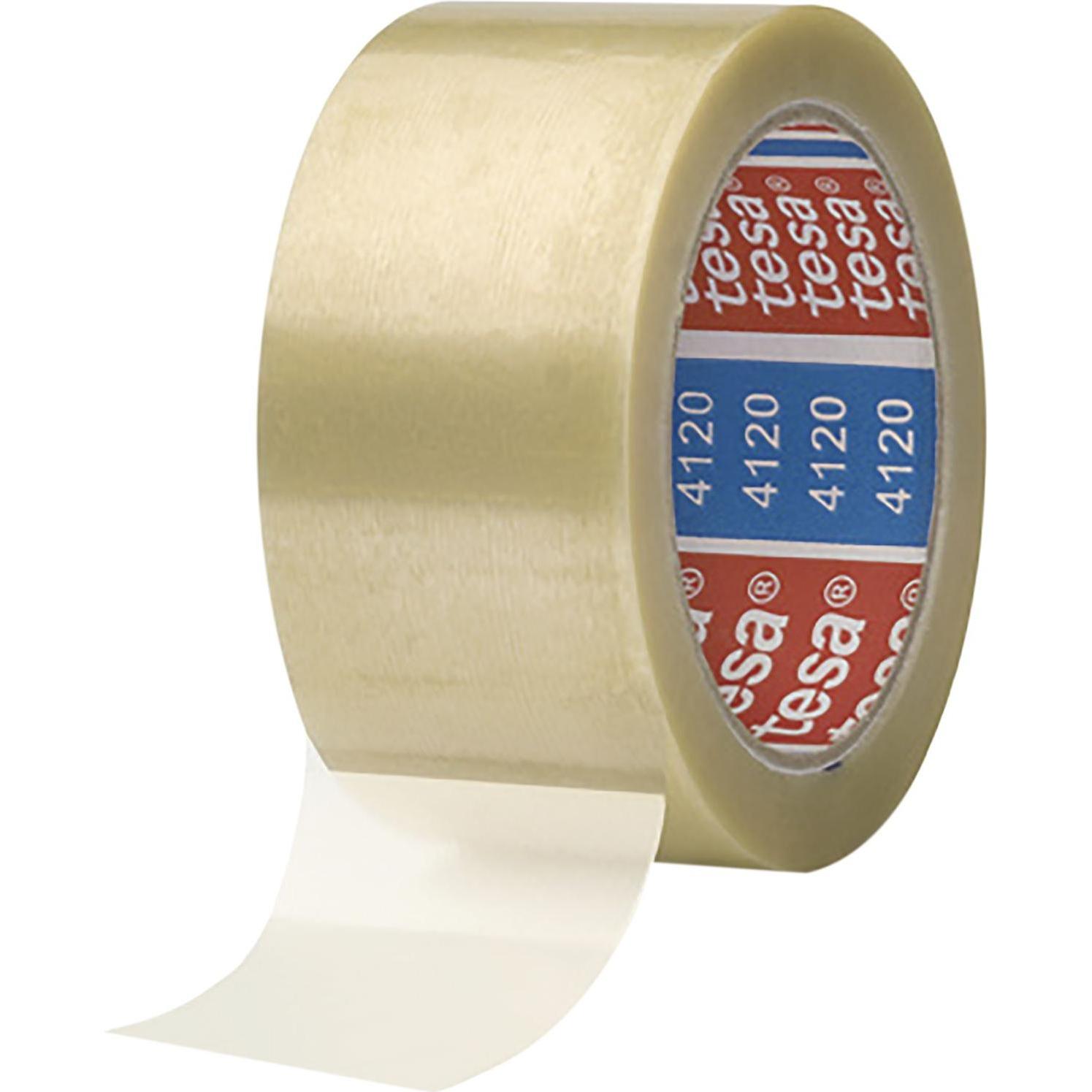 tesa, Klebeband, PVC-Klebeband Reperaturklebeband 38mm/66m, bis 30 kg belastbar transparent (38 mm)