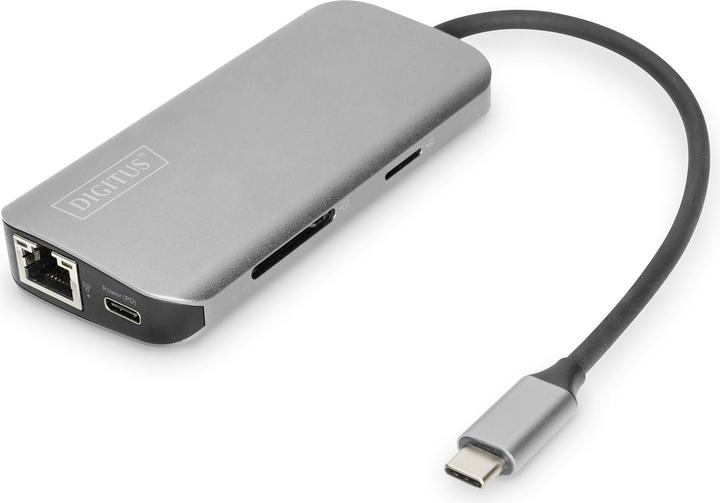Digitus Station d'accueil universelle USB-C™, 8 ports (Port de connexion (propriétaire), 8 ports)