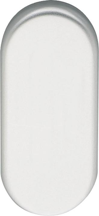 Produktbild ECO Blindrosette BL Blindabdeckung, Rosette 70x33x7mm verdeckt geschraubt silber (Türgriff)