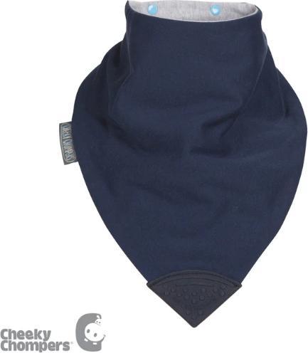 Actual product image Cheeky Chompers Large Neckerchew Navy