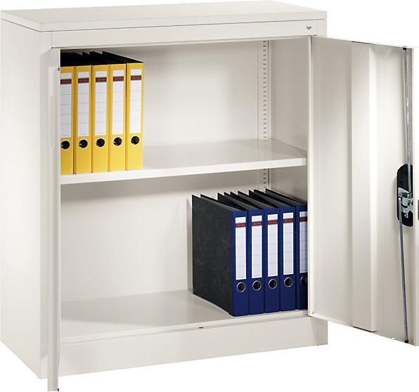Actual product image C+P Steel cupboard with hinged doors (100 x 42 x 100 cm)