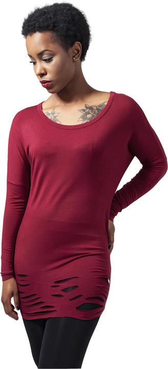 Produktbild Urban Classics Ladies Cutted Viscose L/S Tee (XS)