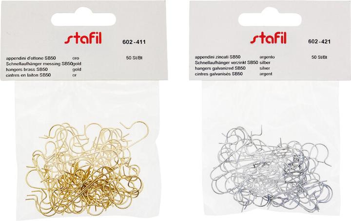 Actual product image Neutral Hook for Christmas balls (50 -part)