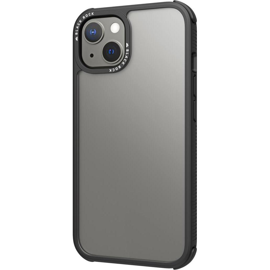 Black Rock Robust Transparent (Apple iPhone 13), Smartphone Hülle, Schwarz