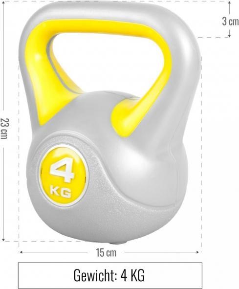 Produktbild Gorilla Sports Kettlebell Stylish (1 x 10 kg, 1 x 8 kg, 1 x 6 kg, 1 x 14 kg, 1 x 18 kg, 1 x 3 kg, 1 x 4 kg, 1 x 16 kg, 1 x 20 kg, 1 x 12 kg)