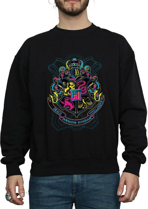 Immagine prodotto Neon Hogwarts Crest Felpa Uomo (XXL)