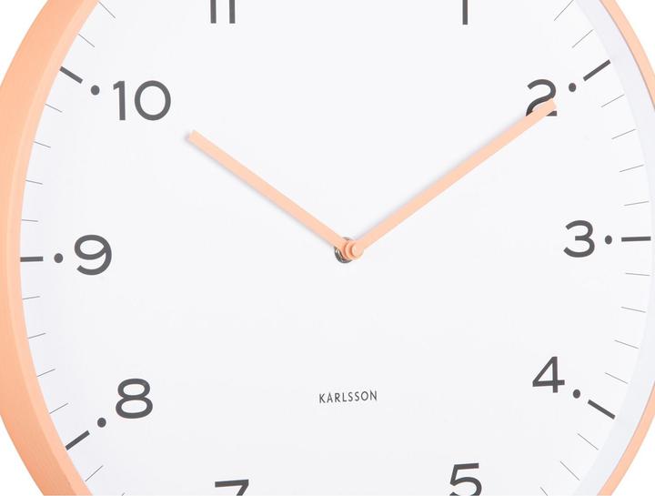 Productafbeelding Karlsson Wandklok Circus Rings Perzik oranje (40 cm)