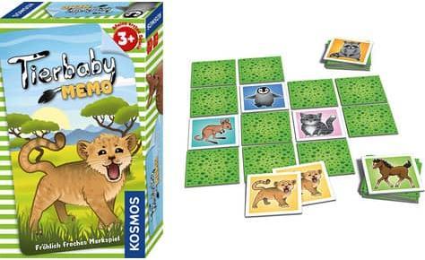 Actual product image Kosmos Kids Game Animal Baby Memo (German)