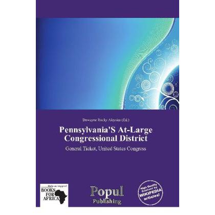 Pennsylvania'S At-Large Congressional District, Fachbücher