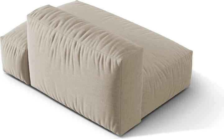 Image du produit Micadoni Canapé D'Angle Ouvert Droit Modulaire, "Martina", 1 Place, 133x106x75 Fabriqué en Europe (2 places)
