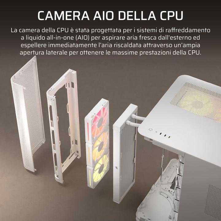 Actual product image Corsair AIR 5400 LX-R RGB LINK (ATX, mATX, E-ATX, Mini-ITX)