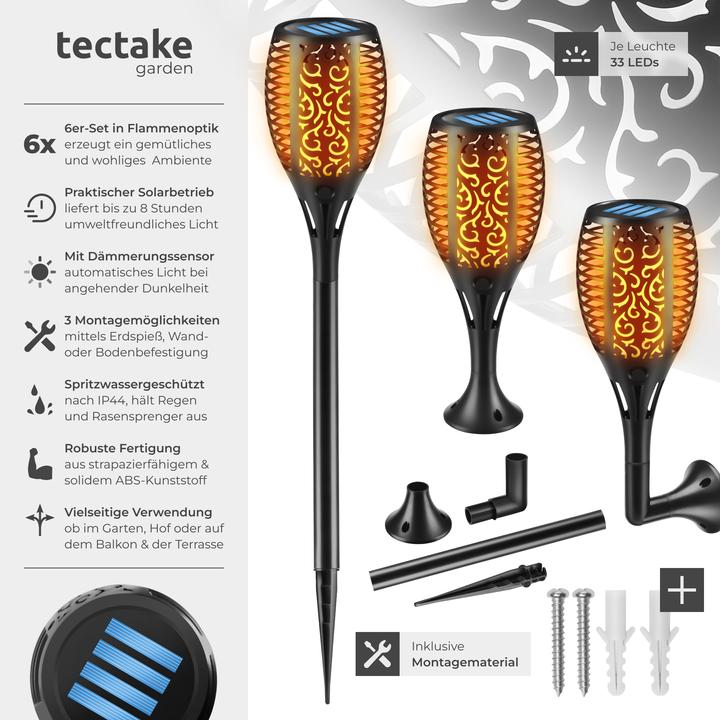 Immagine prodotto tectake Set di luci solari Flare (IP44)