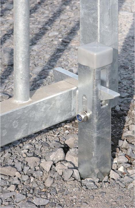 Produktbild Locinox Torfeststeller ABL, U-Profil 500x40 x40 mm, Kippelement Alu, Stahl feuerverzinkt