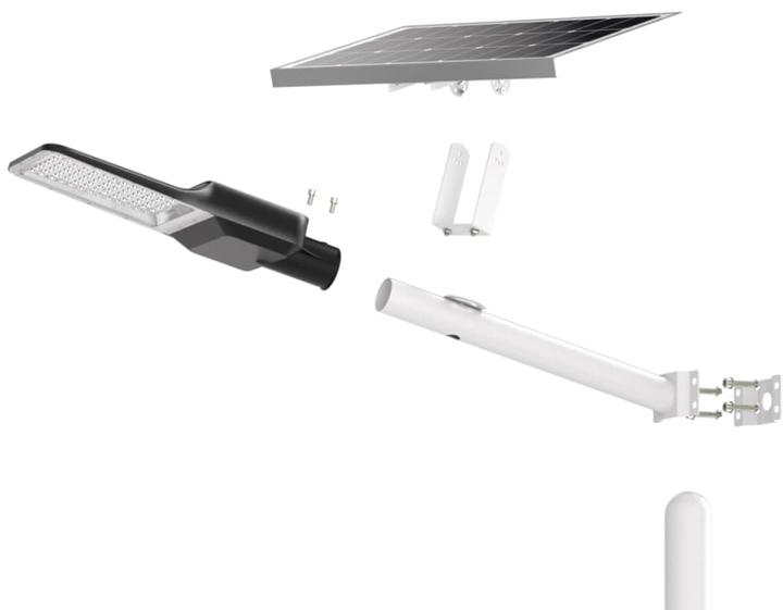 Produktbild Enovalite Solar LED-Strassenleuchte-PRO (4300 lm, IP65)