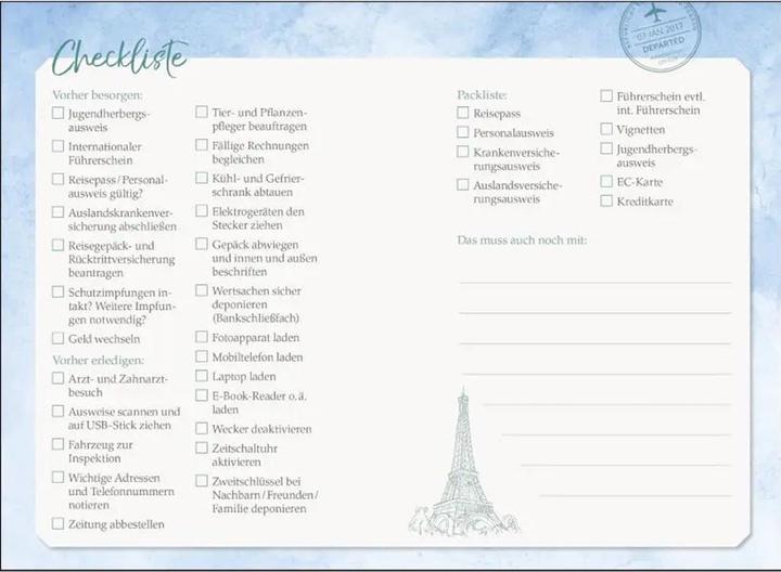 Image du produit Mein Reisetagebuch (Allemand, 2021)