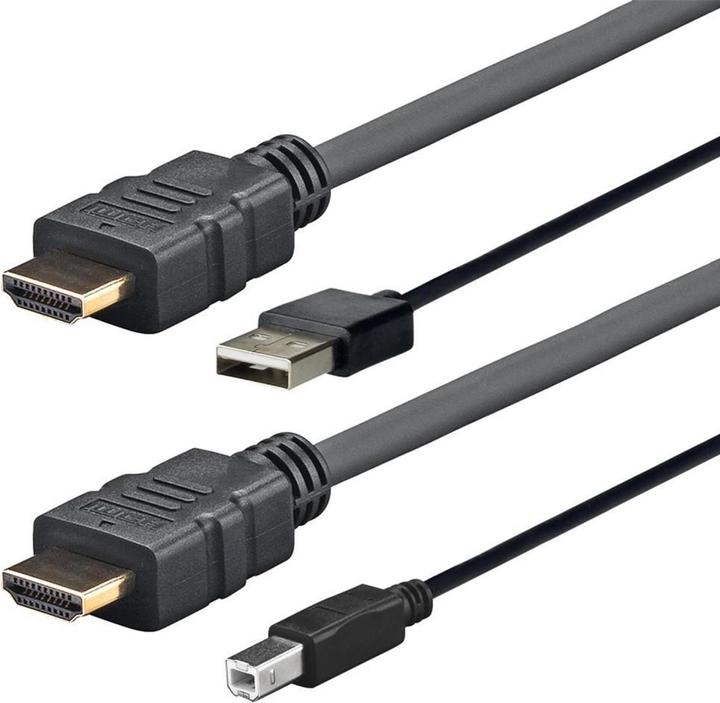 Actual product image Vivolink Pro HDMI with USB 2.0 A/B 2M (2 m, HDMI, 2.0)