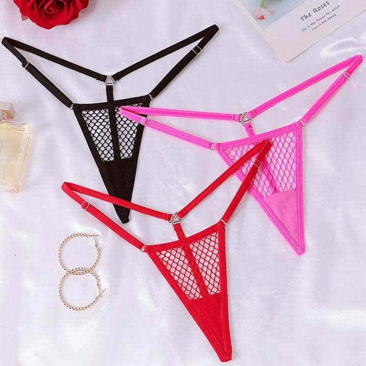 Produktbild Chilirose - CR 4856 MICRO THONG REJILLA NEON PINK L/XL (L, XL)
