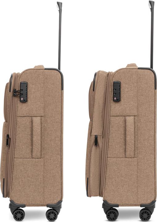 Produktbild Redolz Essentials 12 THREE SET 4 Rollen Kofferset 3-teilig mit Dehnfalte (201 l)