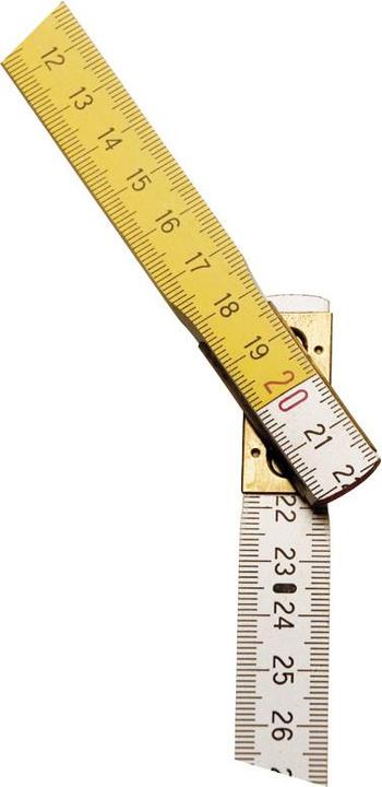 Actual product image Stanley folding ruler wood yellow (2 m)