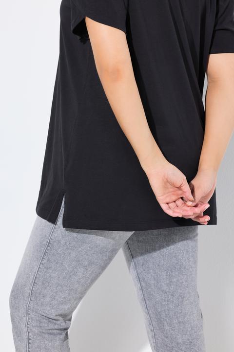 Actual product image Ulla Popken Draped Sleeve Tee (56)