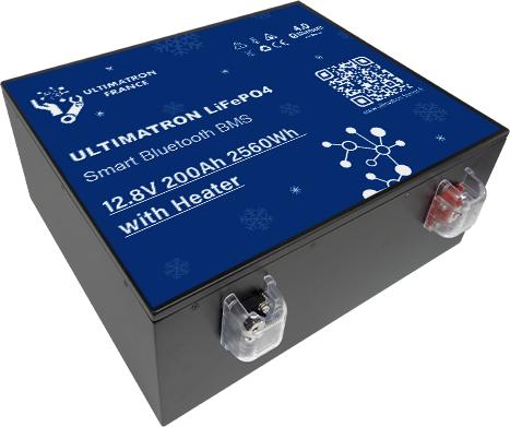 Image du produit Ultimatron ULM-12V-200Ah POLAR LiFePO4 Batterie d'alimentation sous le siège (Heater) (12 V, 200 Ah)