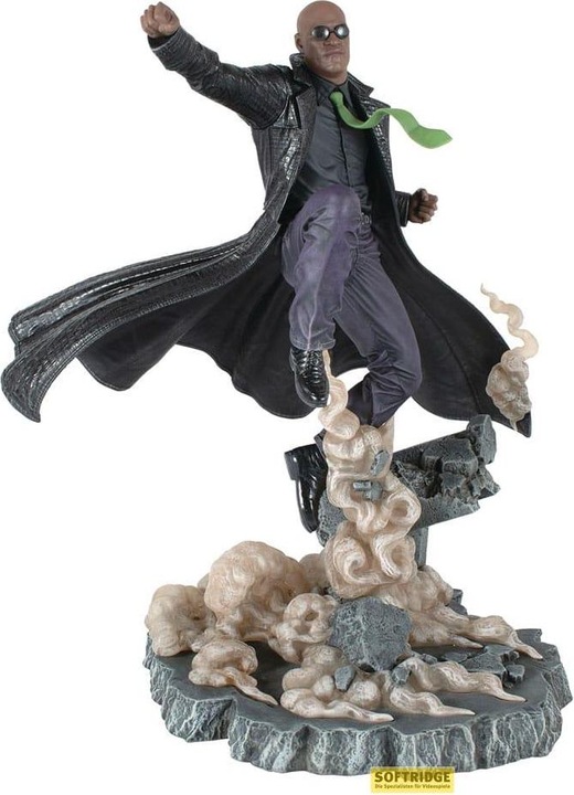 Actual product image Diamond Select Toys The Matrix Gallery Deluxe PVC Statue Morpheus 30 cm