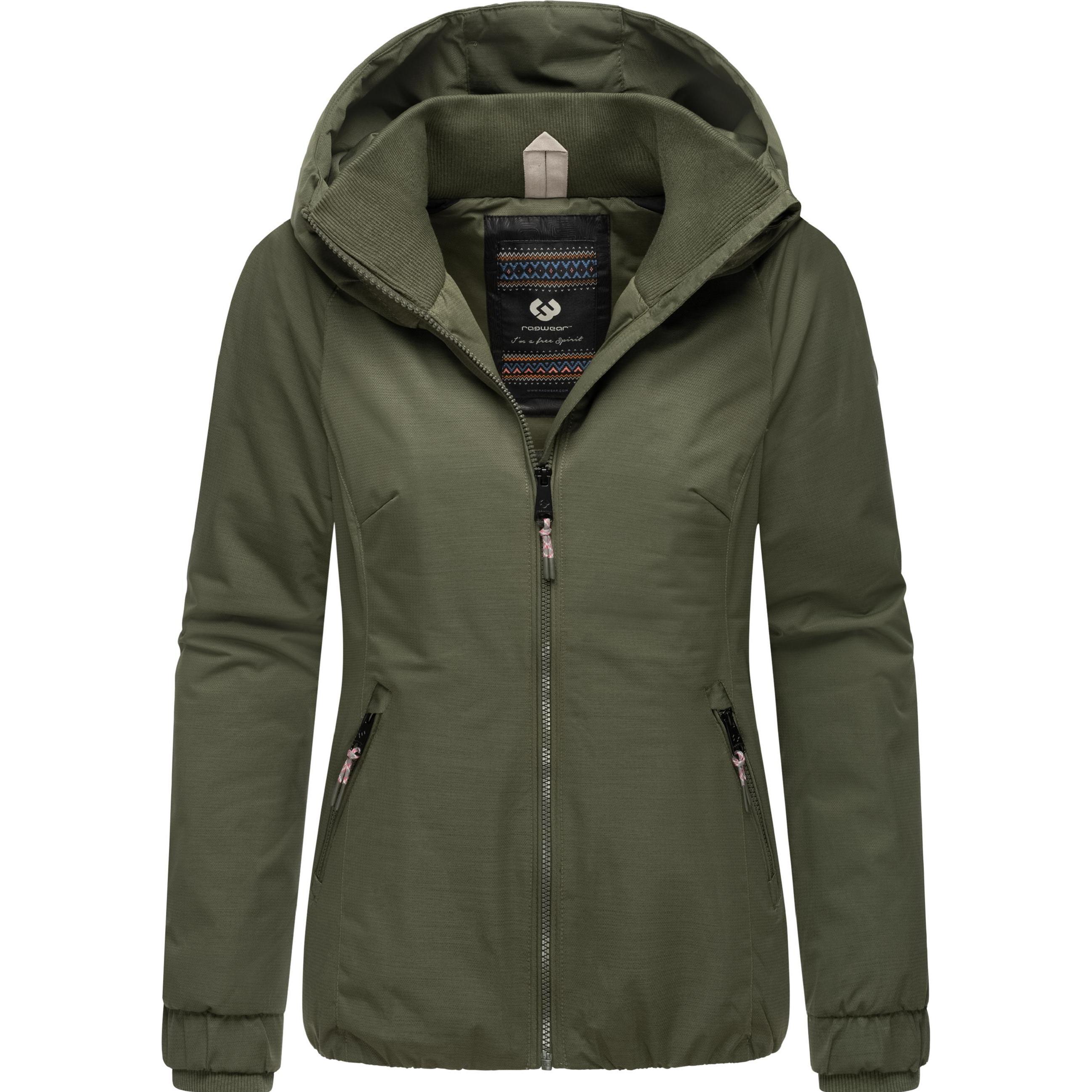 Ragwear, Damen, Jacke, Dizzie Warm Rain (3XL), Grün, 3XL