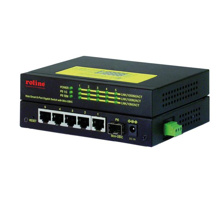 Immagine prodotto Roline Switch Gigabit Ethernet Ind., 6x (8 porte)