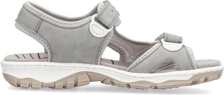 Actual product image Rieker Bequeme graue Damensandalen (40)
