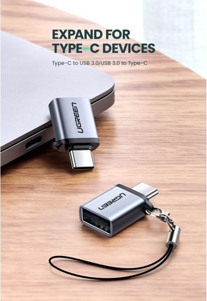 Image du produit Ugreen Adaptateur USB-C 3.1 vers USB-A 3.0 femelle (USB Type C, USB-A)