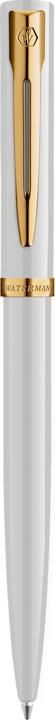 Actual product image Waterman Kugelschreiber IMPRESSION weisser Lack CT M Blau Geschenkbox (1x)