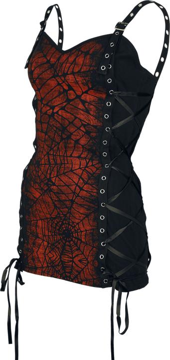 Produktbild Gothicana by EMP Tank-Top with Spider-Web Frontprint (S)