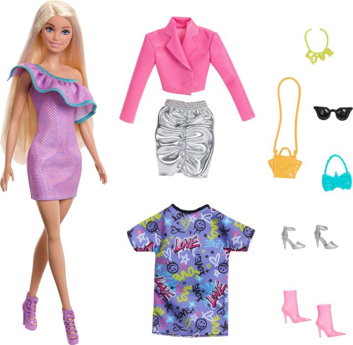 Actual product image Barbie Doll and fashion accessory