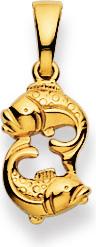 Image du produit Natsumi Schmuck Pendentif signe astrologique poisson en or jaune 18K/750 (750/18 K Or jaune)
