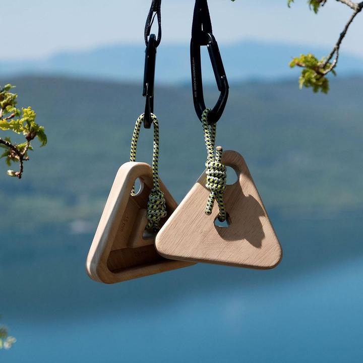 Actual product image Hermex 2er-Set Hangboard Dreieck Kletterzubehör Fingerboard Kletterbrett