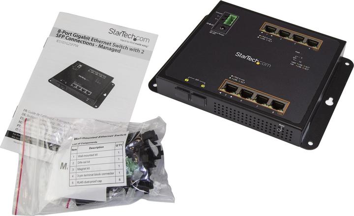 Produktbild StarTech Ethernet Switch 8-Port Poe+ (8 Ports)