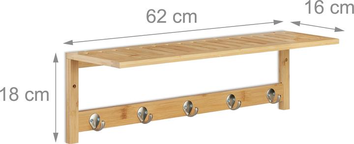 Actual product image Relaxdays Wall shelf