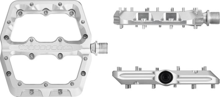 Productafbeelding Wolf Tooth Waveform pedalen, Groot, platformpedaal, zilver