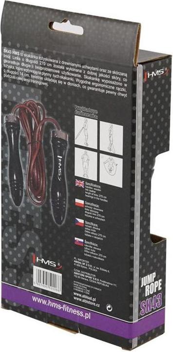 Actual product image HMS Leather jump rope SK43 (270 cm)